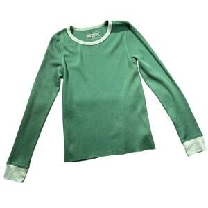 Y2k American Eagle Long Sleeve Waffle Thermal Top Layer